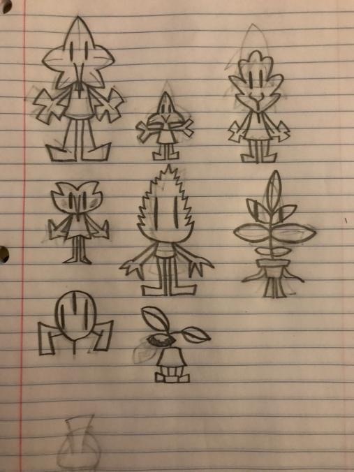 old concept art of the Follians